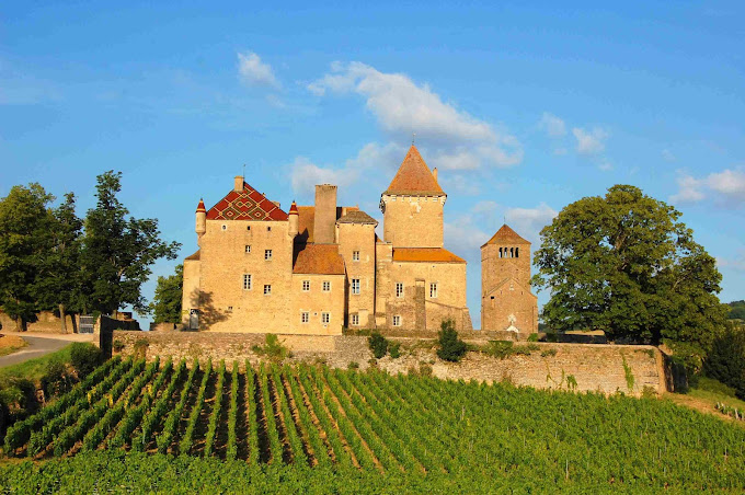 the Château de Pierreclos in Burgundy